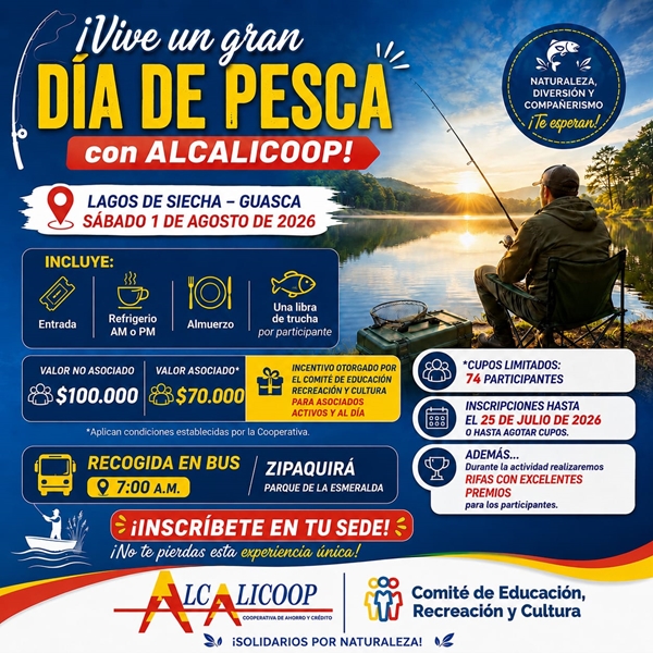 ¡Vive un gran día de pesca con ALCALICOOP!