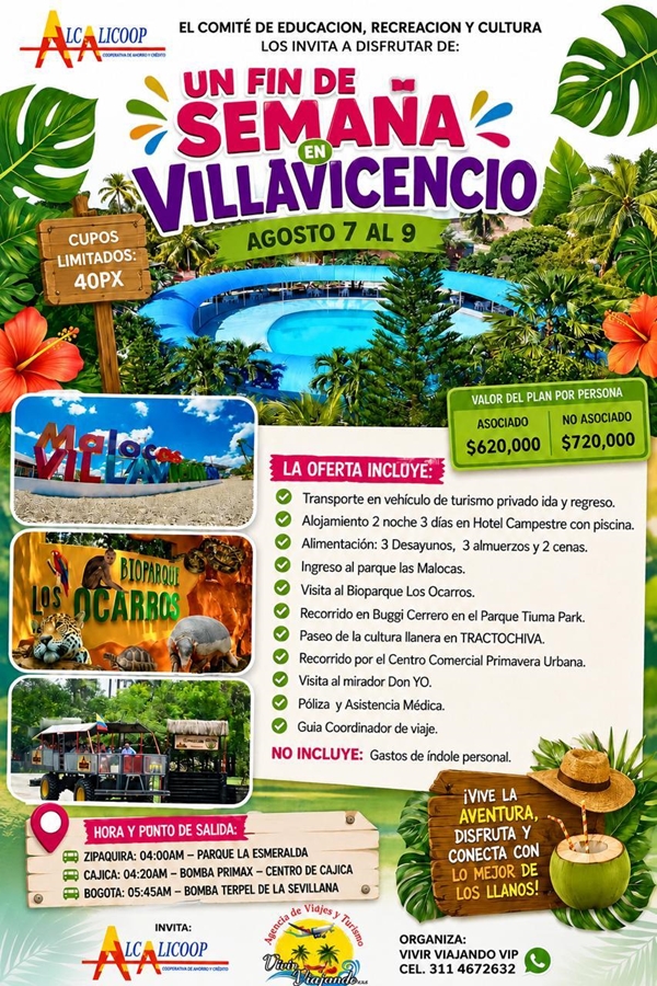 Fin de semana en Villavicencio