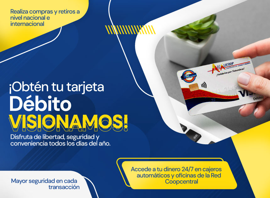 Banner Obtén tu tarjeta débito visionamos
